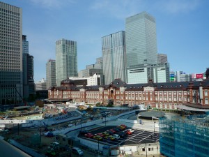 5月21日、東京駅俯瞰